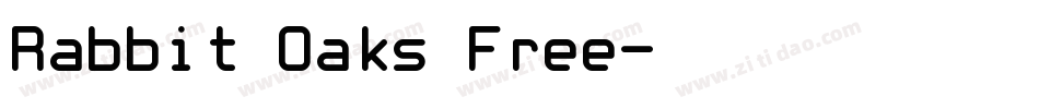 Rabbit Oaks Free字体转换